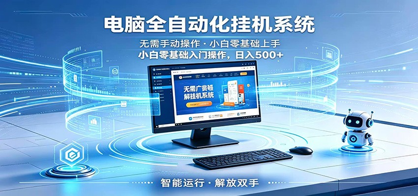 智能广告挂机无需值守，小白上手轻松实现每日增收-时光云网创