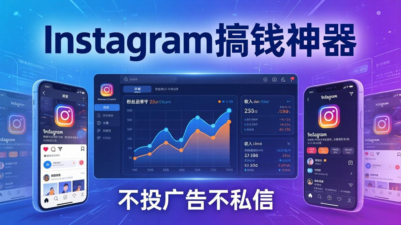 Instagram搞钱神器：月涨6万粉+月入5万刀，不投广告不私信，靠算法+低价产品-时光云网创
