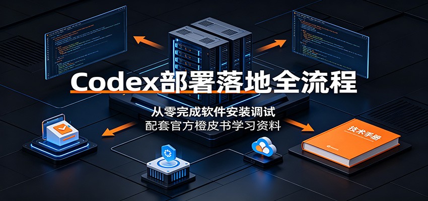 Codex部署落地全流程：从零完成软件安装调试，配套官方橙皮书学习资料-时光云网创
