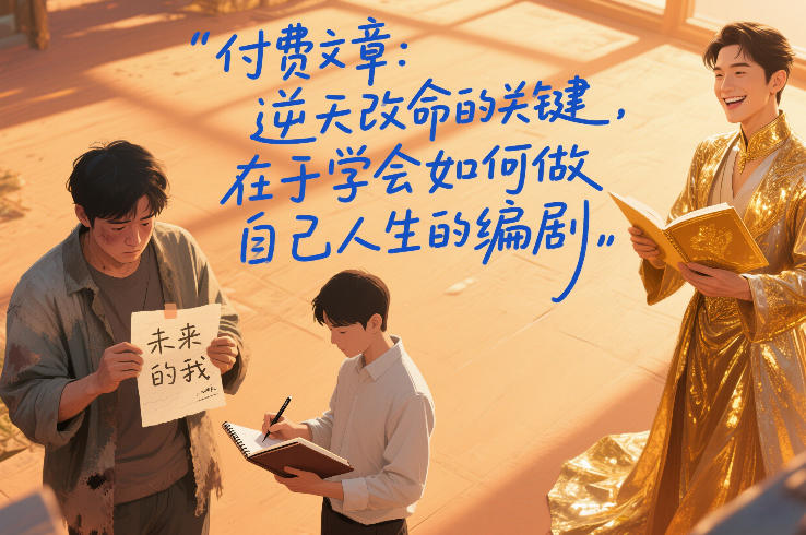 付费文章：逆天改命的关键，在于学会如何做自己人生的编剧-时光云网创