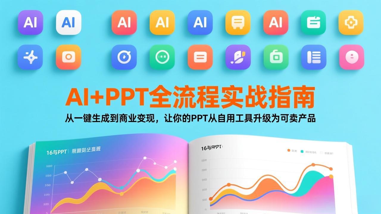 AI+PPT全流程实战指南：从一键生成到商业变现，让你的PPT从自用工具升级为可卖产品-时光云网创
