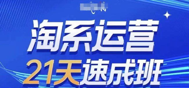 淘系运营21天速成班，0基础轻松搞定淘系运营，不做假把式，快速复制落地(更新26年4月)-时光云网创