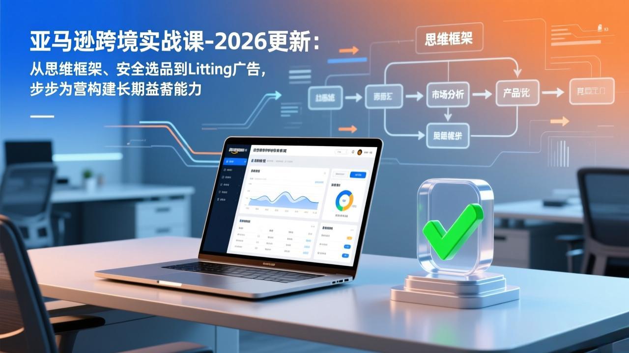 亚马逊跨境实战课-2026更新：从思维框架、安全选品到Listing广告，步步为营构建长期盈利能力-时光云网创