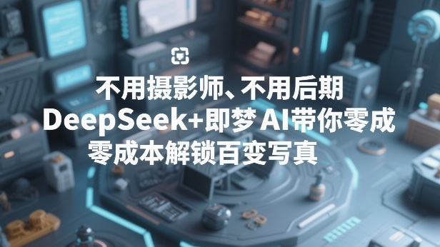 不用摄影师、不用后期，DeepSeek+即梦AI带你零成本解锁百变写真！-时光云网创