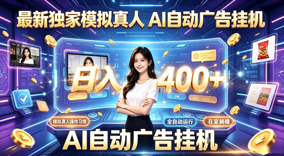 最新独家模拟真人，AI自动挂号挂G，日入400+，全程全自动运行，无需人工【揭秘】-时光云网创