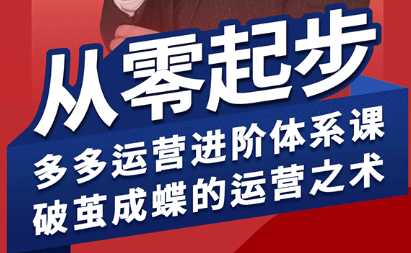 海神·拼多多运营进阶系统课(更新2026)-时光云网创