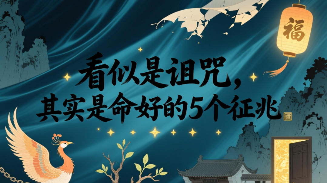 付费文章：看似是诅咒，其实是命好的5个征兆-时光云网创