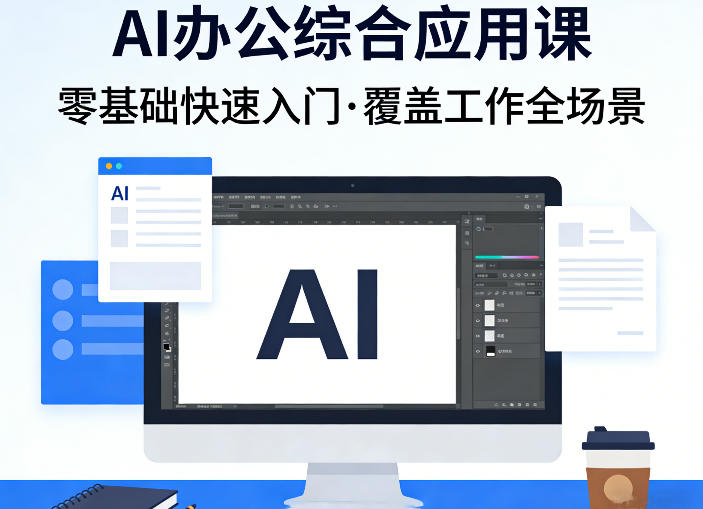 AI办公综合应用课，零基础快速入门，覆盖了工作中各种应用场景-时光云网创