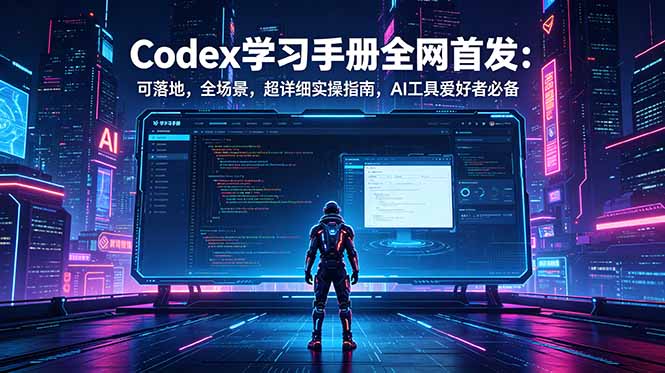 Codex学习手册全网首发：可落地，全场景，超详细实操指南，AI工具爱好者必备-时光云网创