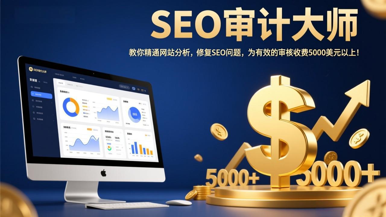 SEO审计大师：教你精通网站分析，修复SEO问题，为有效的审核收费5000美元以上！-时光云网创