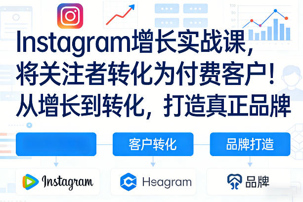 Instagram增长实战课，将关注者转化为付费客户！从增长到转化，打造真正品牌(双语字幕)-时光云网创