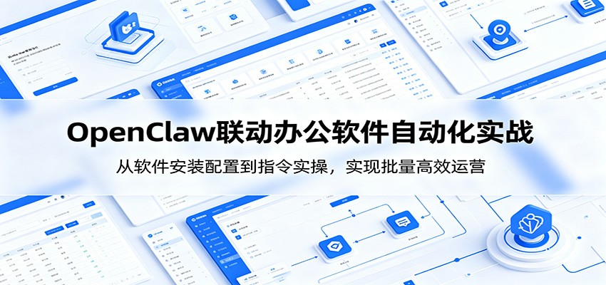 OpenClaw自动化实操课：从软件安装配置到指令实操，实现批量高效运营-时光云网创