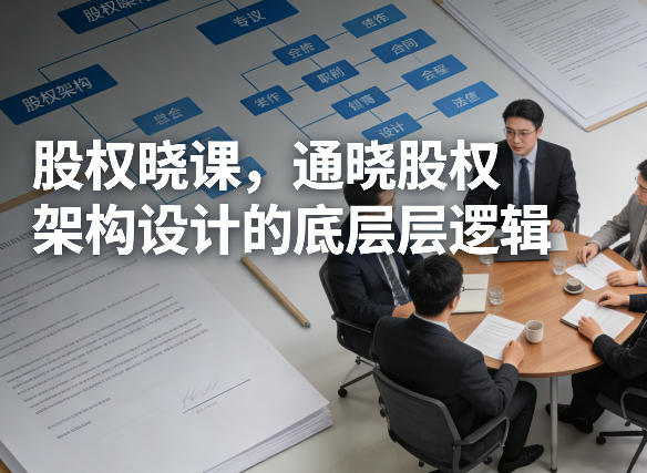 股权晓课，通晓股权架构设计的底层逻辑-时光云网创