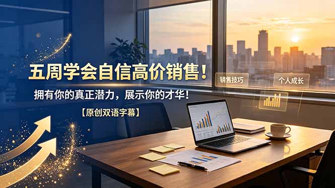 五周学会自信高价销售！拥有你的真正潜力，展示你的才华！【原创双语字幕】-时光云网创