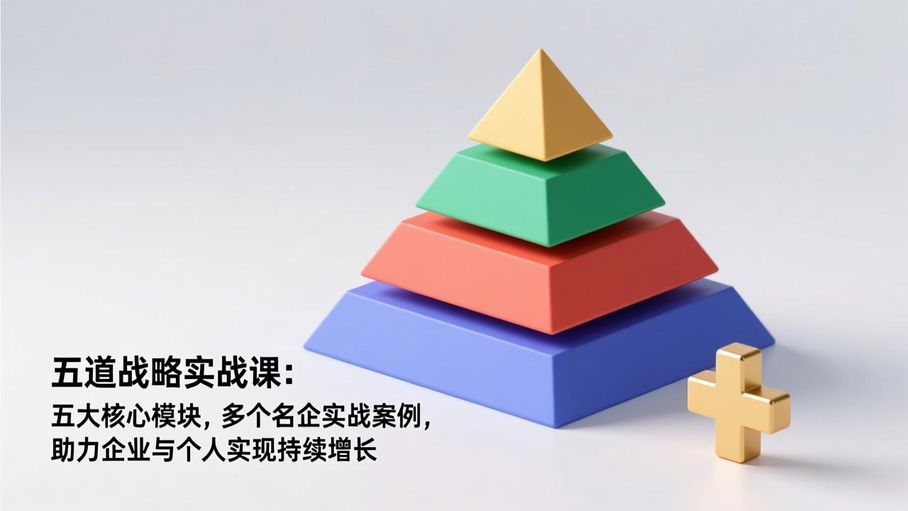 五道战略实战课：五大核心模块，多个名企实战案例，助力企业与个人实现持续增长-时光云网创