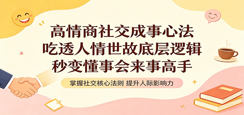 高情商社交成事心法：吃透人情世故底层逻辑，秒变懂事会来事高手-时光云网创