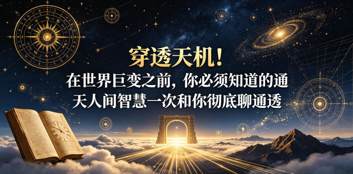 付费文章：穿透天机！在世界巨变之前，你必须知道的通天人间智慧一次和你彻底聊通透-时光云网创
