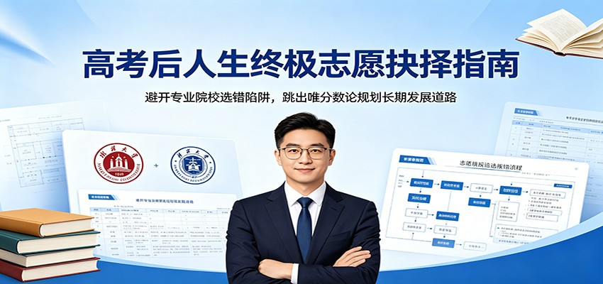 高考后人生终极志愿抉择指南：避开专业院校选错陷阱，跳出唯分数论规划长期发展道路-时光云网创