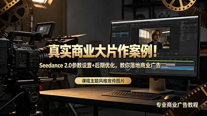 真实商业大片作案例!Seedance 2.0参数设置+后期优化,教你落地商业广告-时光云网创
