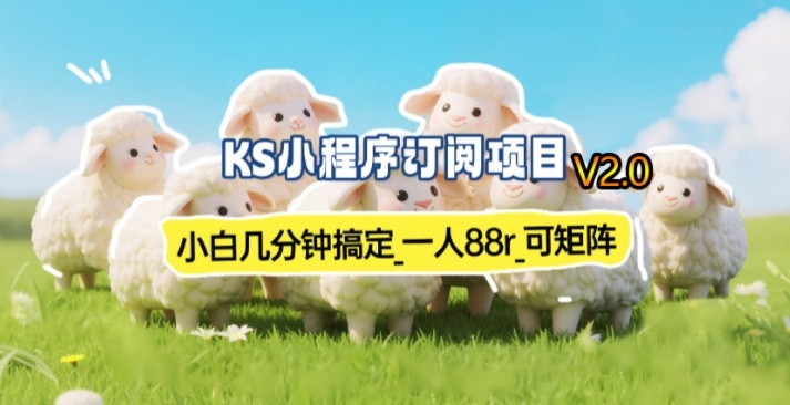 【新一期】小程序订阅_小白几分钟70-80r，可矩阵(已测到账)-时光云网创