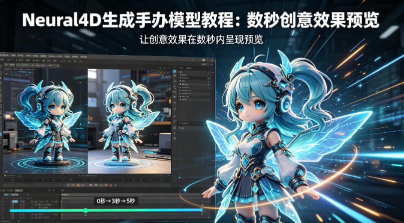 Neural4D生成手办模型教程，让创意效果在数秒内呈现预览-时光云网创