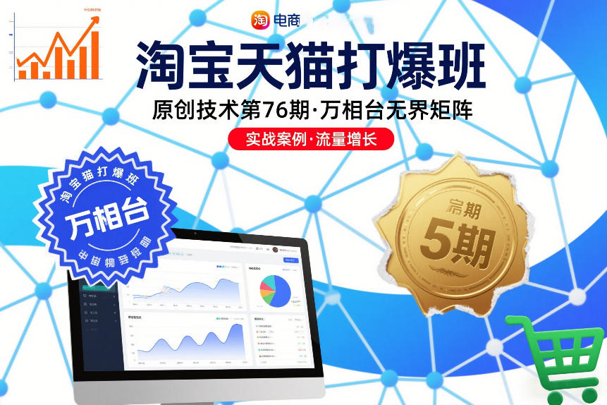 淘宝天猫打爆班原创技术第76期，万相台无界矩阵-时光云网创