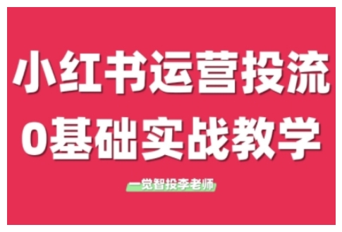 小红书运营投流，小红书广告投放从0到1的实战课，学完即可开始投放(更新26年)-时光云网创