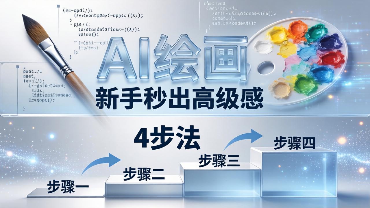 AI绘画入门别再硬磕了！即梦4步法：万能提示词公式+BRTR框架，新手秒出高级感-时光云网创