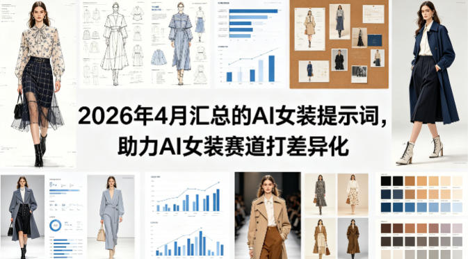 2026年4月汇总的AI女装提示词，助力AI女装赛道打差异化-时光云网创