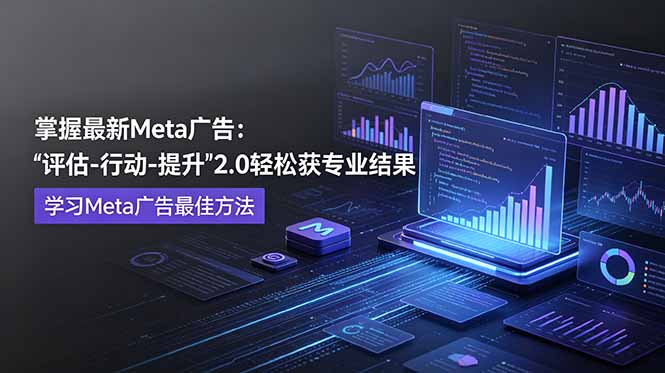 掌握最新的Meta广告，通过“评估-行动-提升”2.0版本轻松获得专业级结果。学习目前学习Meta广告的最佳方法-时光云网创