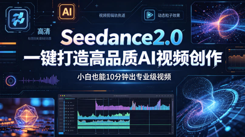 Seedance2.0一键打造高品质AI视频创作，小白也能10分钟出专业级视频-时光云网创