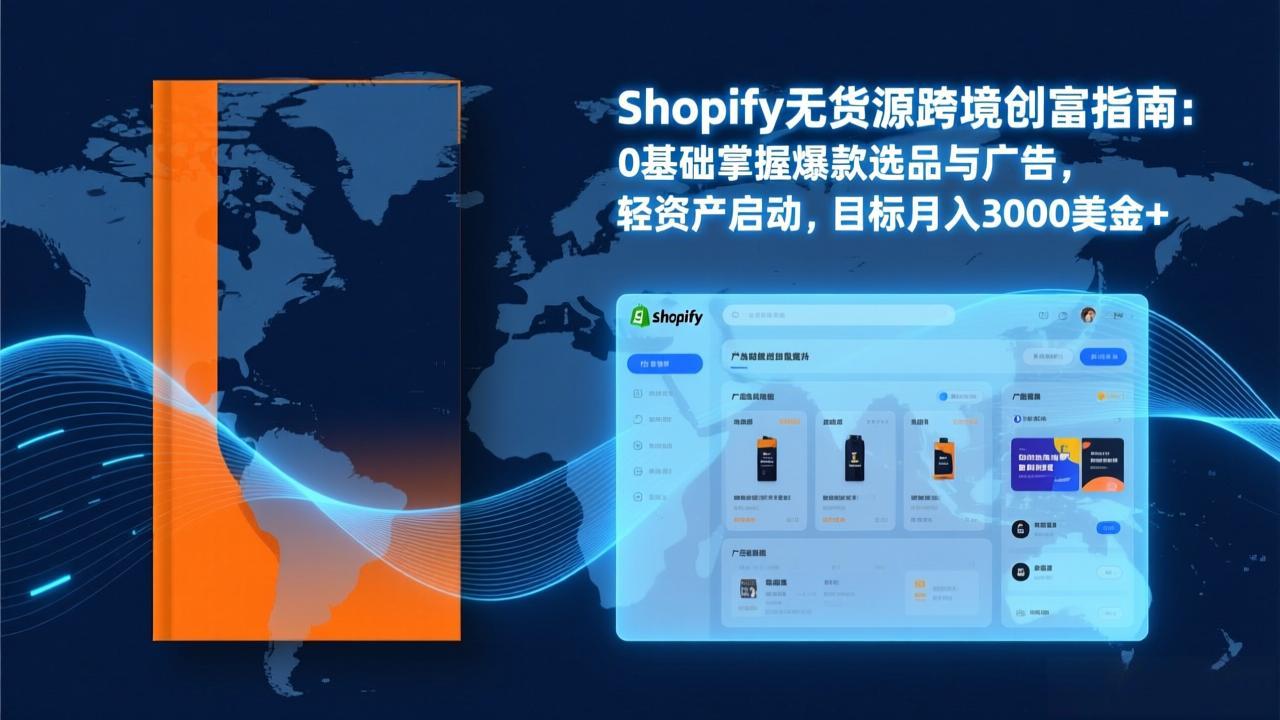 Shopify爆款打法实战：从选品到广告投放，复制爆款模型，驱动独立站月销售额破万刀-时光云网创