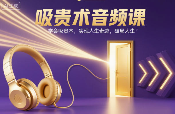 吸贵术音频课,学会吸贵术,实现人生奇迹,破局人生-时光云网创