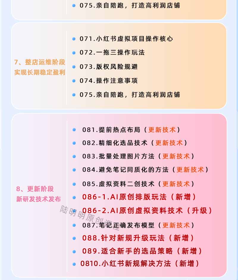 图片[4]-小红书虚拟项目特训班9.0，全面拥抱AI，批量产出原创PPT货源，单品/单店纯利润几万到几十W-时光云网创