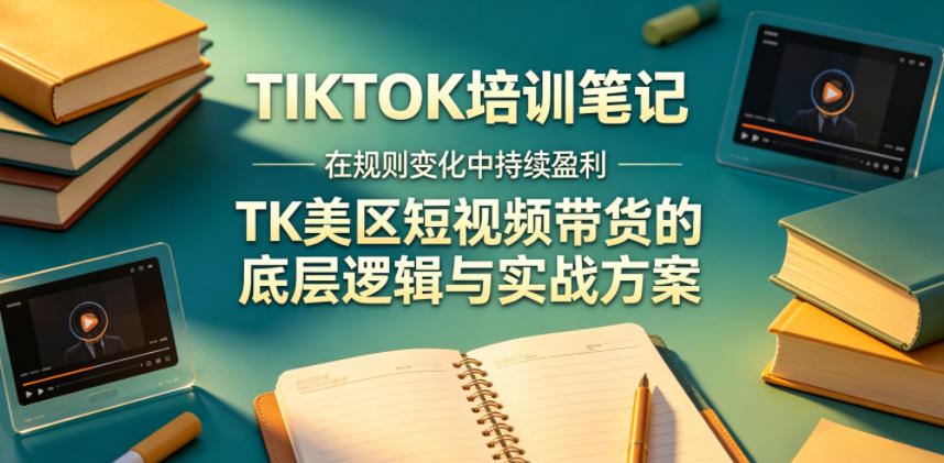 视界跨境TIKTOK4月17培训笔记,在规则变化中持续盈利,TK美区短视频带货的底层逻辑与实战方案【文档】-时光云网创