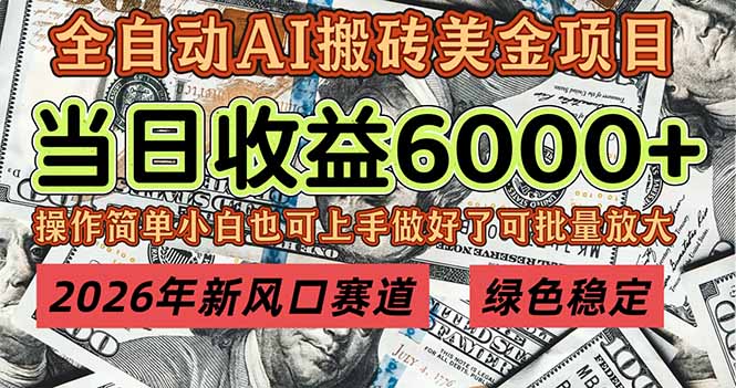 2026年新风口赛道,当日6000+以上,可批量放大,月收入20万+,长期绿色稳定的项目-时光云网创