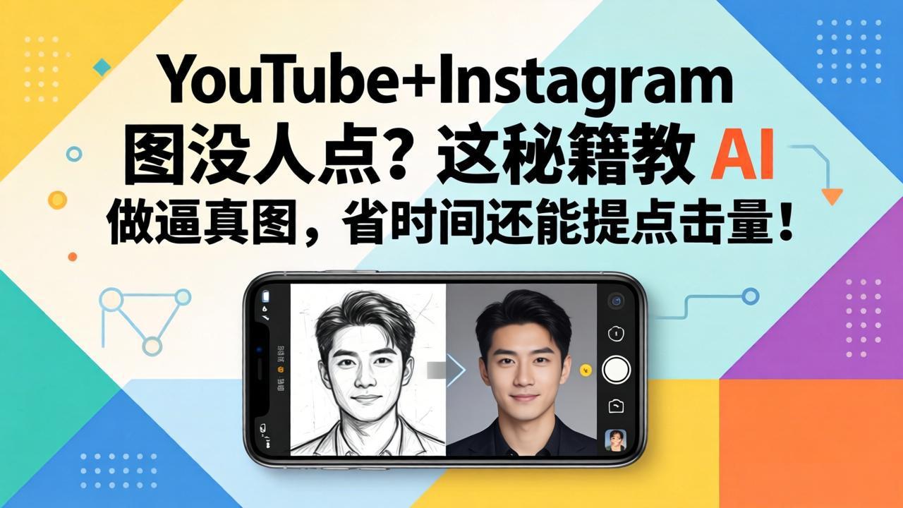 YouTube+Instagram图没人点？这秘籍教 AI 做逼真图，省时间还能提点击量-时光云网创