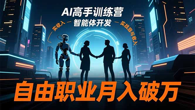 AI高手训练营3.0，ChatGPT，Midjourney，智能体开发，自由职业月入破万-时光云网创