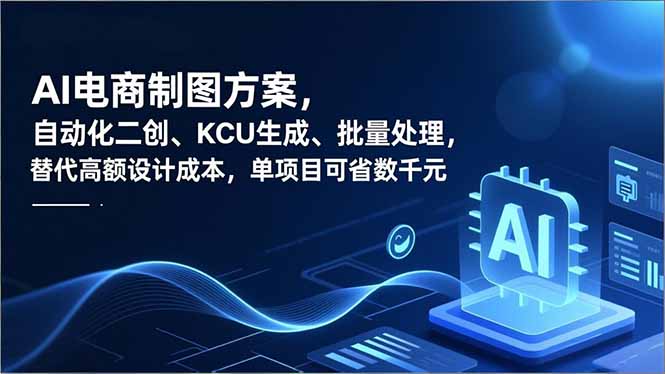 AI电商制图方案，自动化二创、SKU生成、批量处理，替代高额设计成本，单项目可省数千元-时光云网创