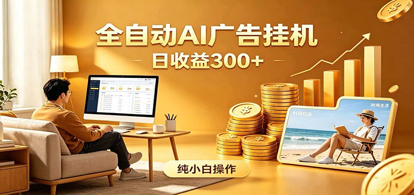 AI风口项目，全程解放双手，后台自动运行赚取收益，每天稳定收益300+-时光云网创