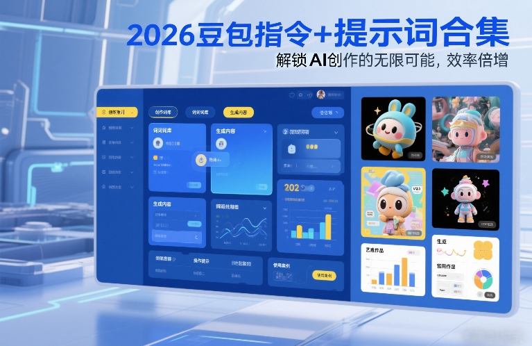 2026豆包指令+提示词合集，解锁AI创作的无限可能，效率倍增-时光云网创