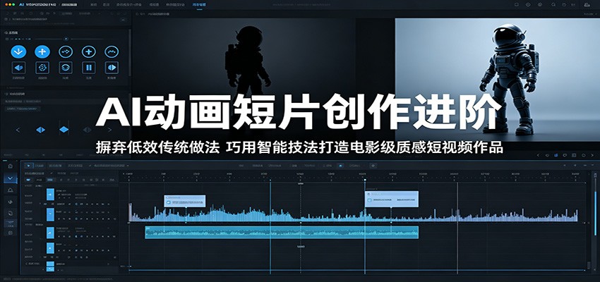 AI动画短片创作进阶：摒弃低效传统做法，巧用智能技法打造电影级质感短视频作品-时光云网创