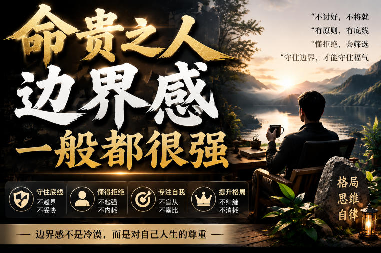 付费文章：命贵之人，边界感一般都很强-时光云网创
