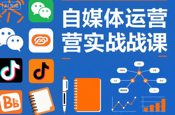 自媒体运营实战课，掌握一套系统的自媒体运营底层方法论，成为优秀的内容创作者-时光云网创
