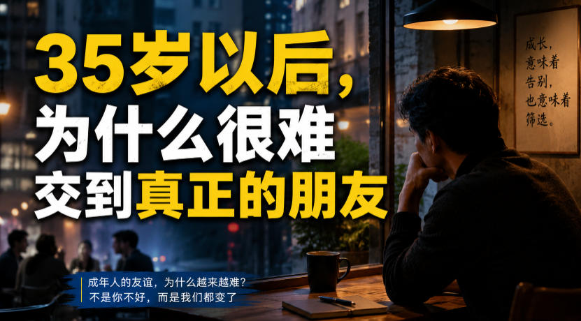 付费文章：35岁以后，为什么很难交到真正的朋友-时光云网创