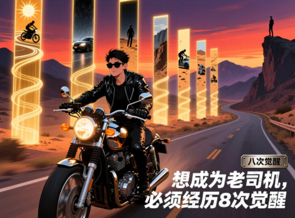 付费文章：想成为老司机，必须经历8次觉醒-时光云网创