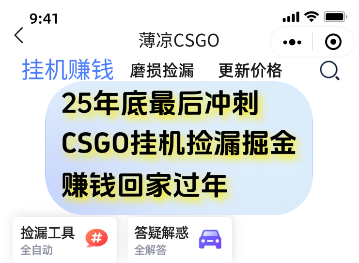 用CSGO游戏挂机捡漏掘金赚钱掘金，一部手机轻松日入500+-时光云网创