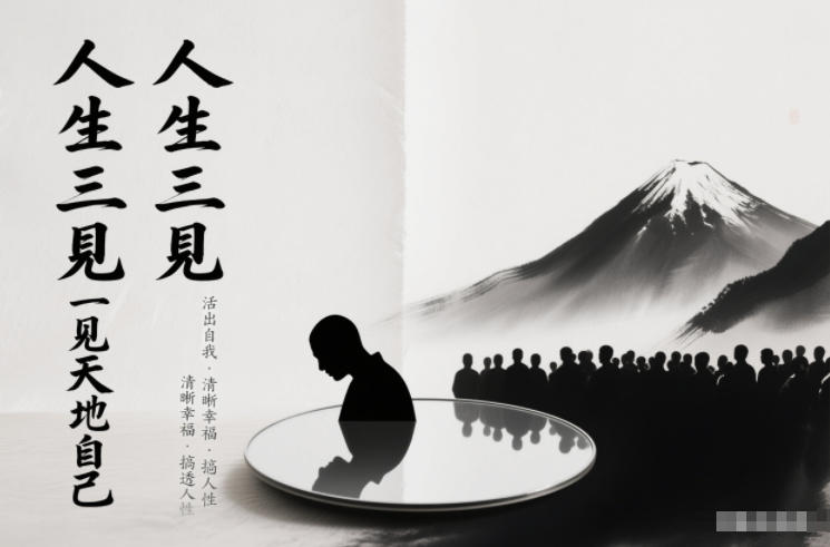 人生三见一见天地见众生见自己，活出自我拥有清晰幸福人生，搞透人性-时光云网创