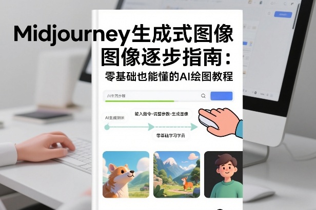 Midjourney生成式图像逐步指南：零基础也能懂的AI绘图教程-时光云网创
