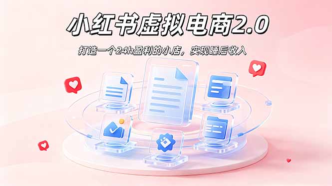 2026 年最强风口掘金项目：AI小红书虚拟电商，布局搜索流量，每日躺赚500+-时光云网创